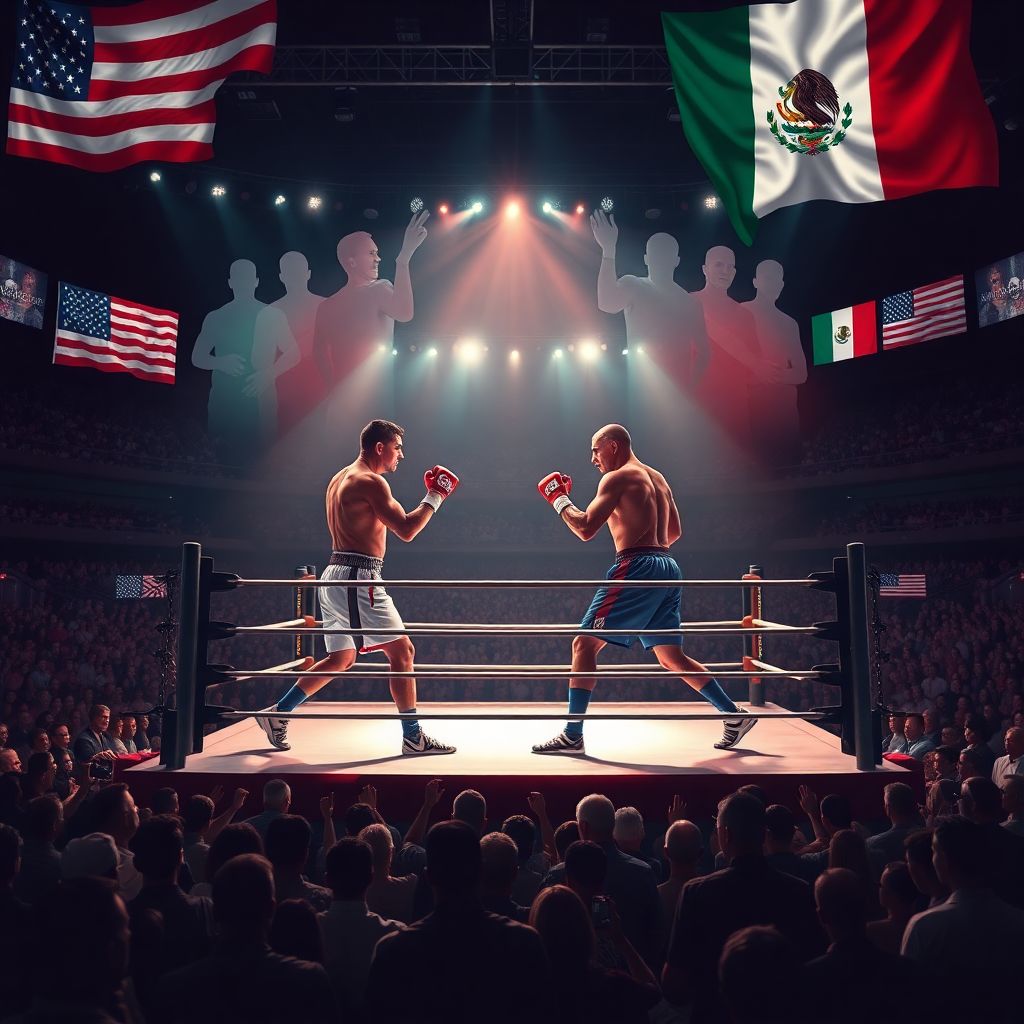 История противостояния США и Мексики в боксе: легендарные бои и стили