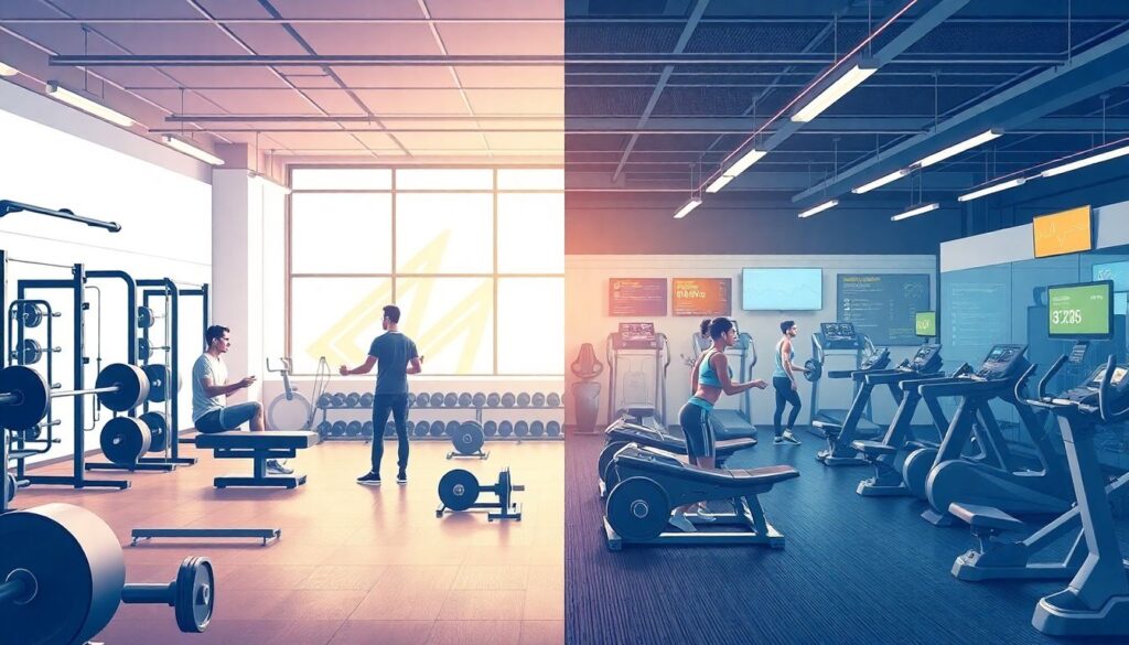 Эволюция тренировочного процесса: от старой школы до высокотехнологичных залов и трекеров нагрузки - иллюстрация