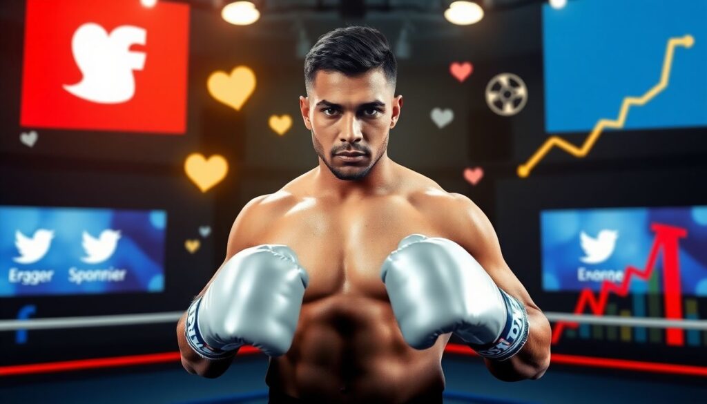 Как медиа и социальные сети меняют карьеру профессионального боксёра - иллюстрация